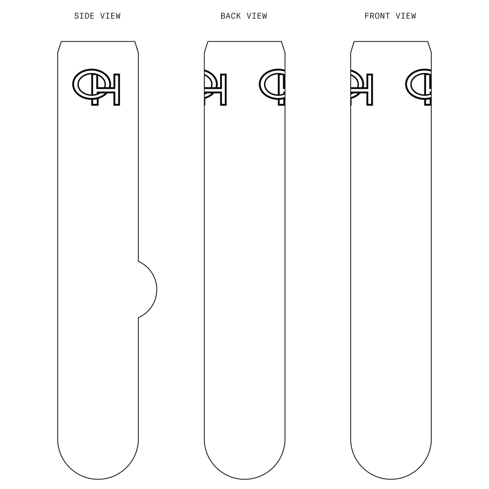YOUTH Performance Crew OHA Logo Socks