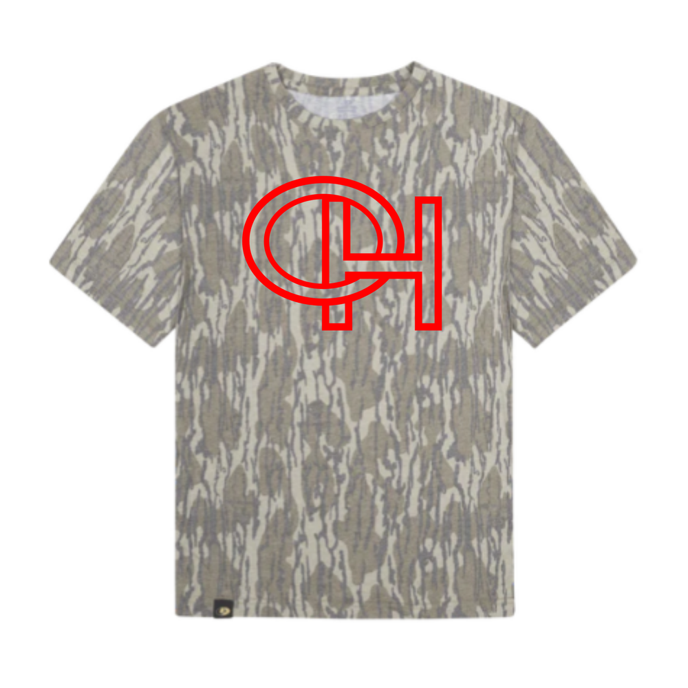 ADULT Mossy Oak Bottomland Washed Out Short Sleeve