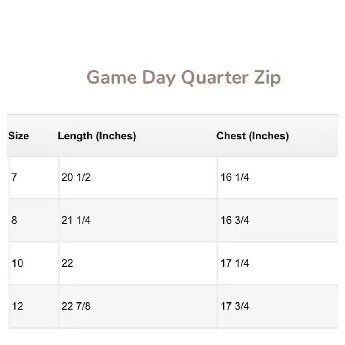 YOUTH Game Day Quarter Zip - Red