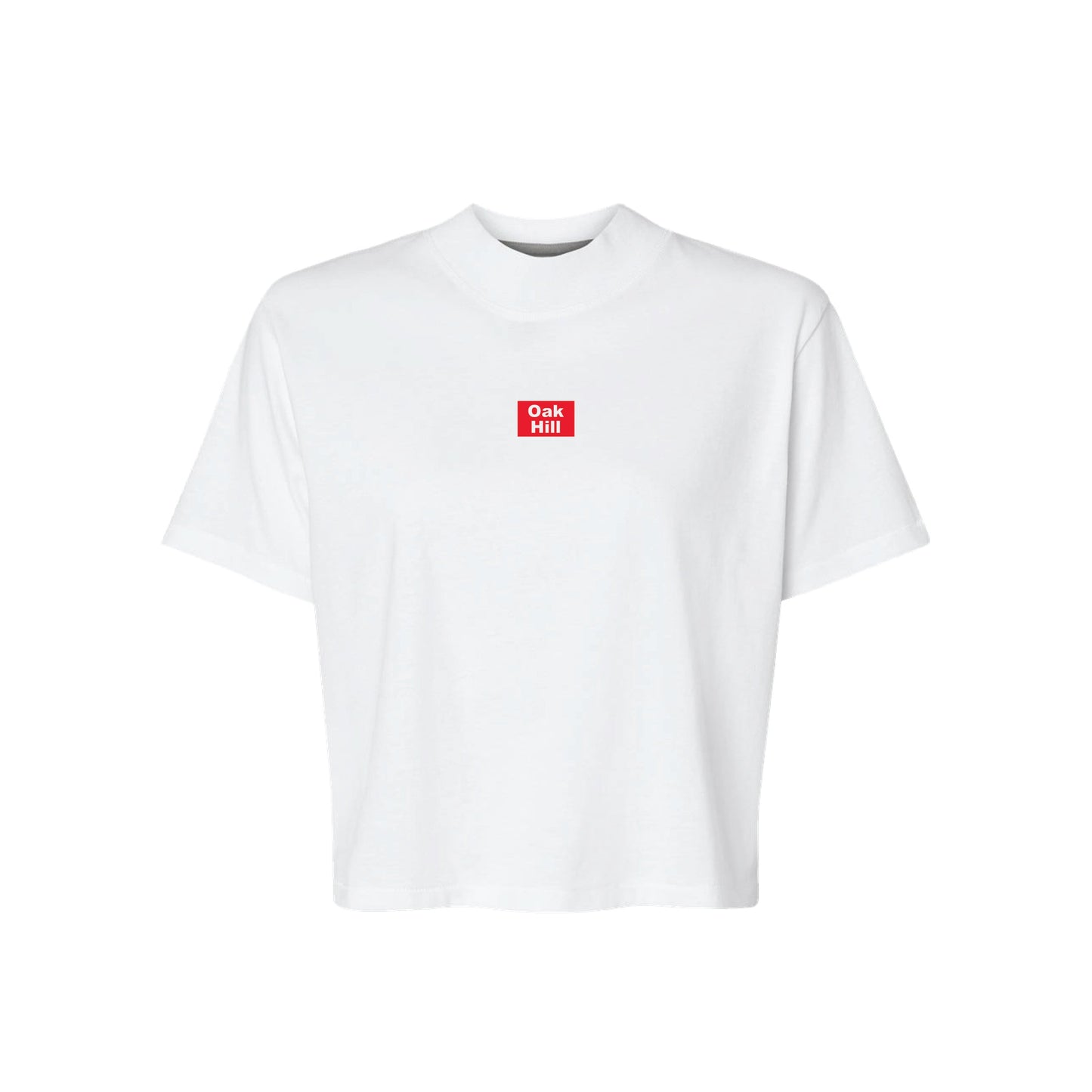 ADULT Womens Boxy Tee Woven Patch