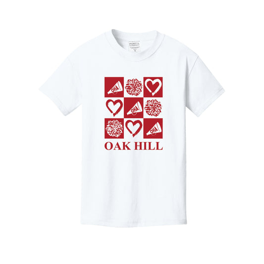 YOUTH Beach Wash Garment-Dye Grid Cheer Tee