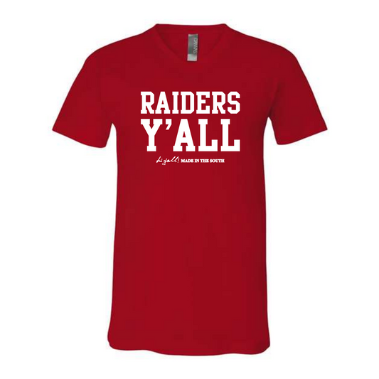 TODDLER Raiders Hi Y'all Bella Jersey Tee