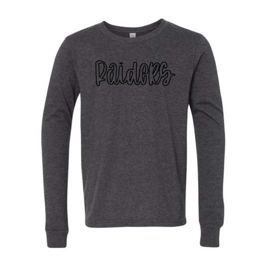 YOUTH Raiders Cursive Long Sleeve Tee