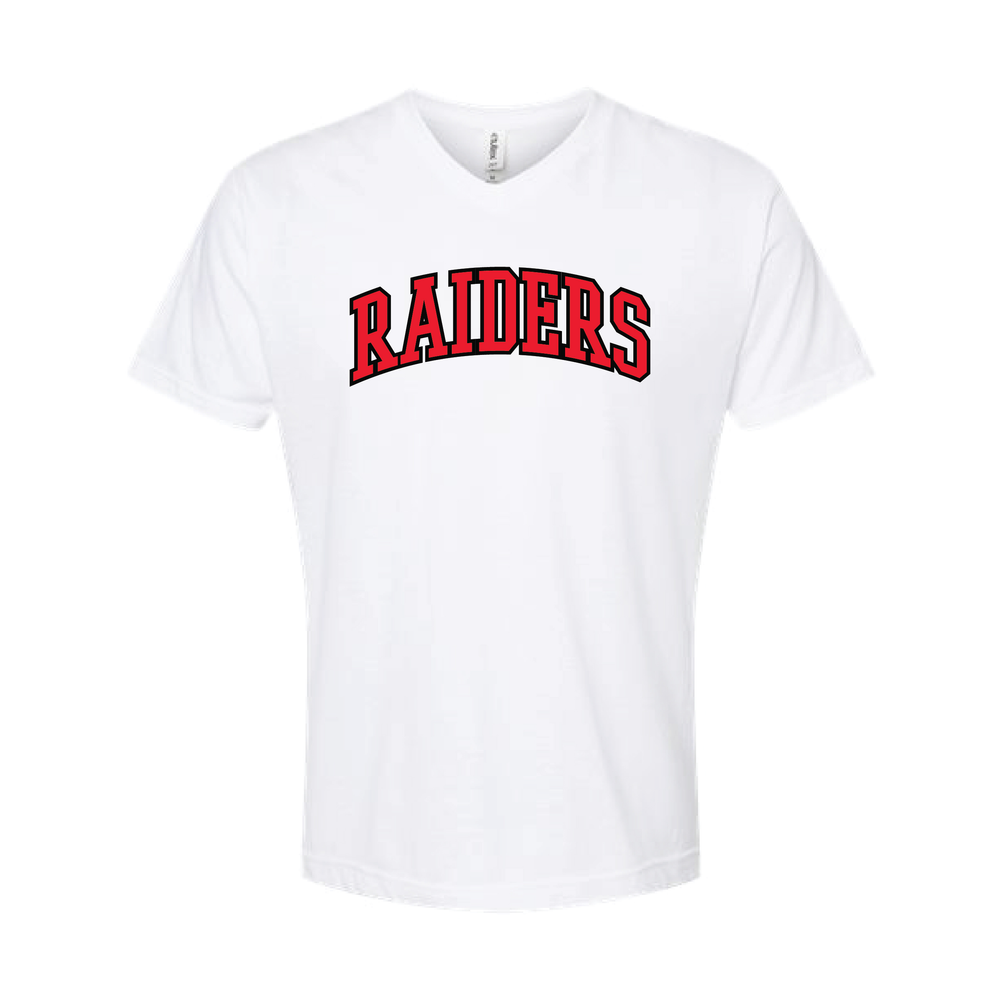 Raiders Arched Poly-Rich V-Neck Tee