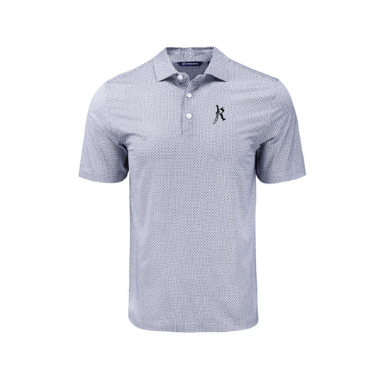 ADULT Cutter & Buck Pike Recycled Diamond Dot Print Mens Polo