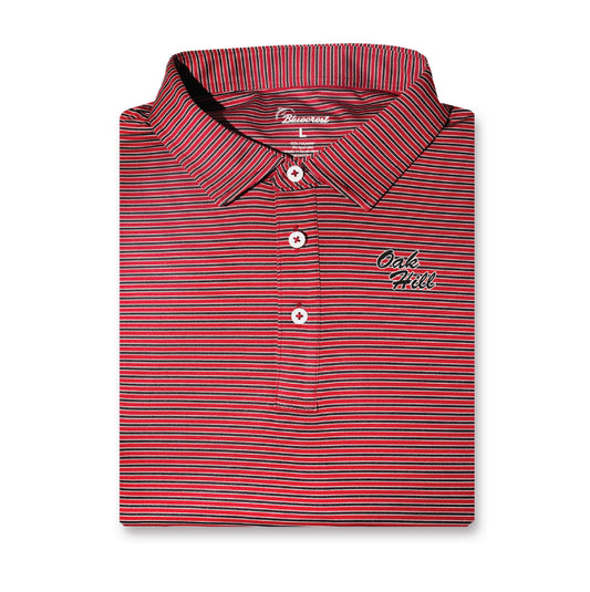ADULT University Stripe Performance Polo