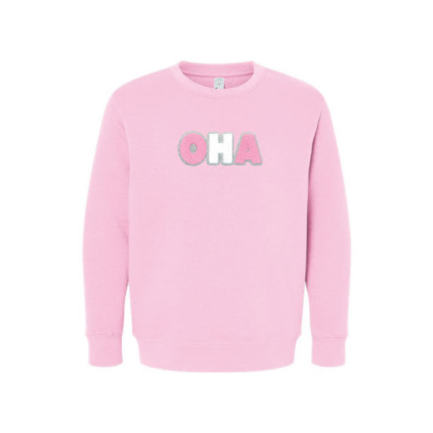 YOUTH Girls OHA Chenille Patch Sweatshirt